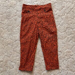 Leopard Print Bonsai Kitten Capris